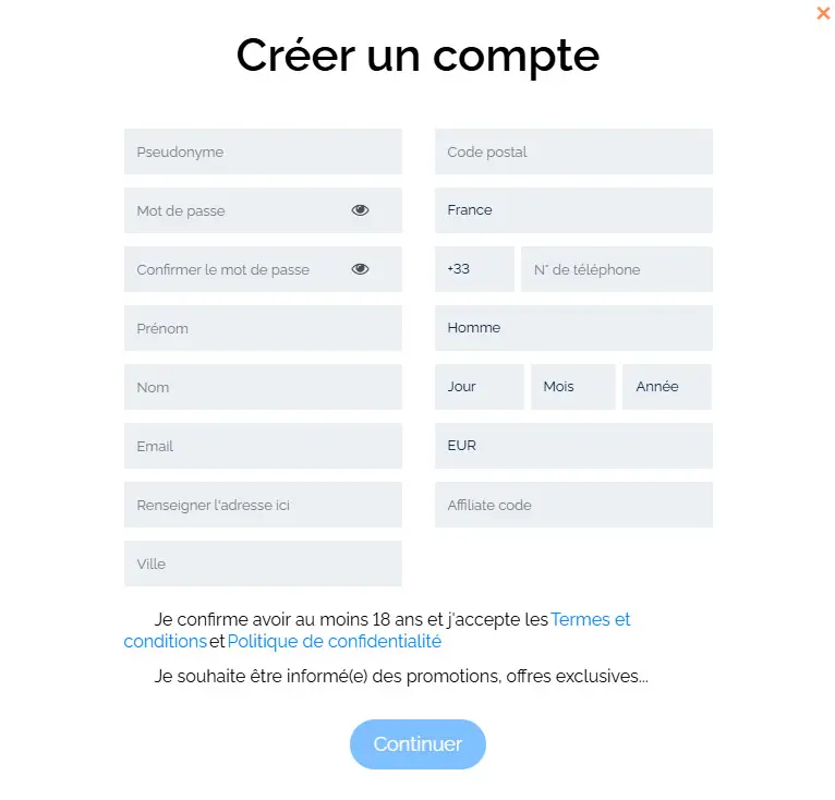 11ic Casino registration process